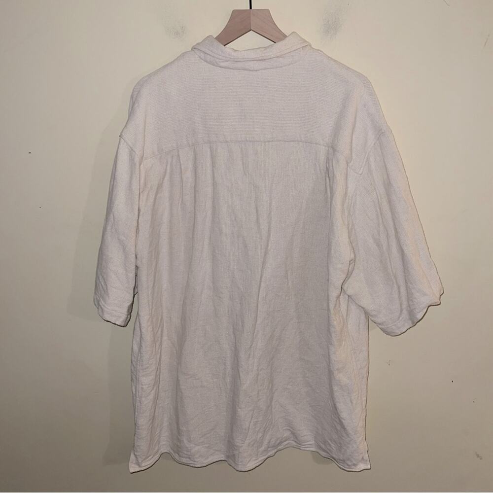 VINTAGE HARBOR SPORT mens casual linen blend button up XLT - Picture 5 of 5